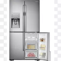 三星rf56j9040冰箱自动解冻冰箱不锈钢门