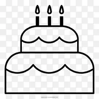 生日蛋糕托画彩绘书-生日