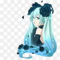 Hatsune Miku和未来的明星：Mirai词汇绘画项目-Hatsune Miku