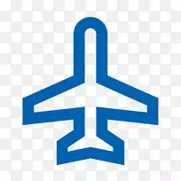 飞机国际机场飞行计算机图标-飞机图标