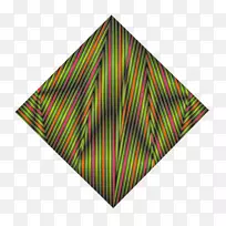 绿色三角形对称三角形