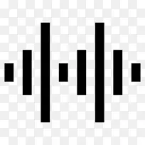 数字音频麦克风WAV声音计算机图标声波