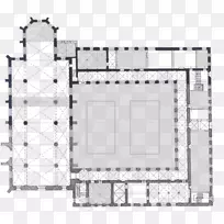 修道院建筑，基勒，克洛斯特，平面图，修道院