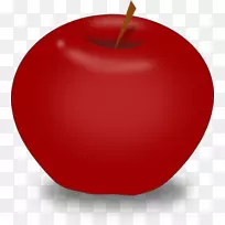 苹果红剪贴画-红李子