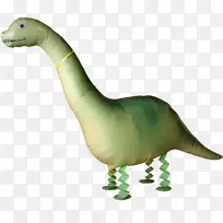 布朗托龙玩具气球暴龙恐龙-恐龙