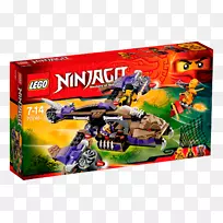 乐高忍者乐高70746 Ninjago Condrai直升机攻击玩具Hamley-玩具
