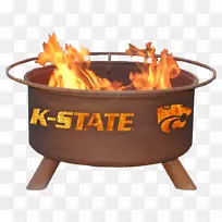 亚利桑那州立大学火坑烧烤壁炉-火环