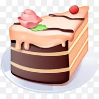 巧克力蛋糕生日蛋糕甜甜圈电脑图标巧克力蛋糕