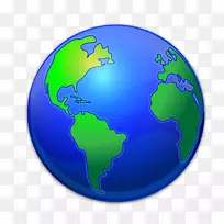 世界电脑图标地球