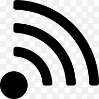 Wi-fi计算机图标无线符号