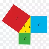 毕达哥拉斯定理低音直角三角形数学-数学