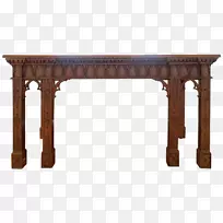 栈桥桌，餐厅，家具，椅子-古董桌