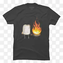 人类设计的t恤服装铅笔-篝火图片