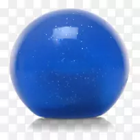 蓝色派对气球花纹-气球