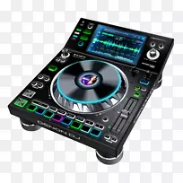 Denon盘骑师cj dj控制器音频混频器