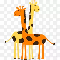 长颈鹿剪贴画-长颈鹿