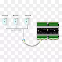 微控制器系统接线图电子