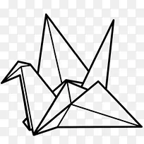 千只折纸鹤纸鹤千只折纸鹤.折纸式边框折纸