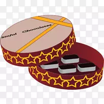 帽子字体-巧克力盒