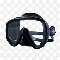 潜水和潜水面具水肺潜水设备.潜水面罩