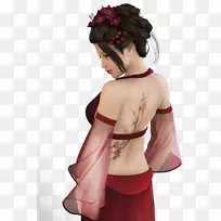 艺妓数字图像女性-人