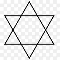 大卫定理之星犹太教符号-大卫之星