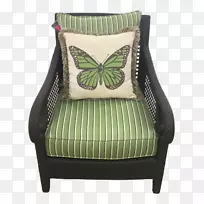 椅子枕头垫伊莲史密斯-高贵柳条椅