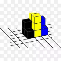 材质字体-凹凸棒立方体