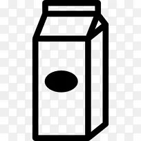 果汁牛奶盒电脑图标饮料果汁