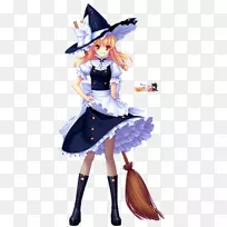 头侯项目Marisa Kirisame reimu hakurei字符-牧鹿