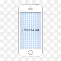 iPhone 5 iPhone 4网格用户界面设计-psdiphone 6