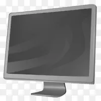 电脑显示器输出装置显示装置平板显示正显示