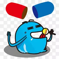 图表血糖细菌夹艺术卡通变异型细菌