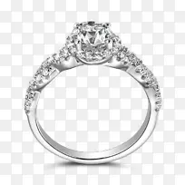 结婚戒指订婚戒指克拉钻石戒指