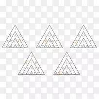 三角形点区域-三金字塔