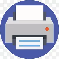 纸印电脑图标打印机