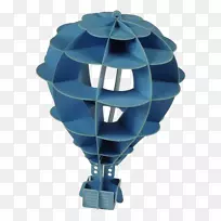 纸模型热气球气球