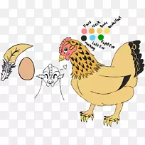 公鸡喙夹艺术设计