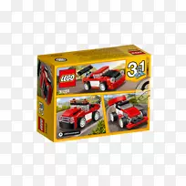 乐高31055创作者红色赛车手Amazon.com乐高创作者玩具-玩具