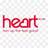 心脏调频广播电台标志开始康沃尔-心脏