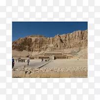 Deir el-Bahari太平间神庙，哈特谢普苏特古埃及谷的皇后庙-庙宇