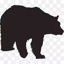 北极熊棕熊-矿工的轮廓
