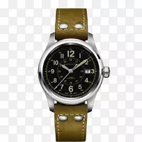 汉密尔顿手表公司汉密尔顿卡其航空飞行员汽车石英钟珠宝手表
