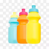 水瓶，塑料瓶，玻璃瓶，液体瓶装水