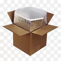 箱体保温包装及贴标保温集装箱纸箱