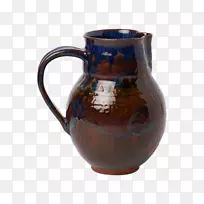 Jug Andretta，喜马恰尔邦花瓶陶器Moorni.com-花瓶