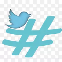 hashtag博客社交媒体twitter喜欢按钮