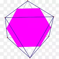 六角八面体多面体截断角
