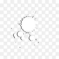 圆点白色角字体-完成扩展花