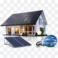 太阳能电池板光伏系统住宅
